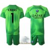 Officiële Voetbalshirt + Korte Broek Doelman Paris Saint-Germain Keylor Navas 1 Thuis 2022-23 - Kids